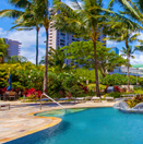 ガーデン内プール